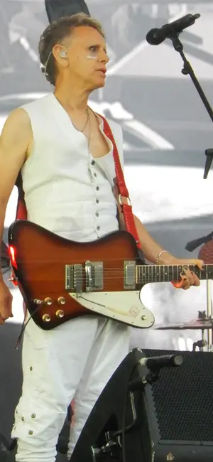 Martin Gore sur scène, Festival des Vieilles Charrues, Carhaix