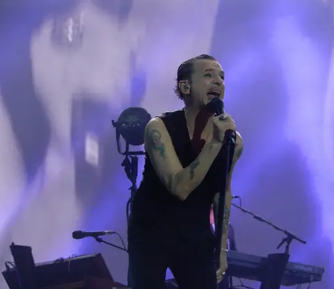 Dave Gahan sur scène — Festival des Vieilles Charrues, Carhaix, juillet 2018